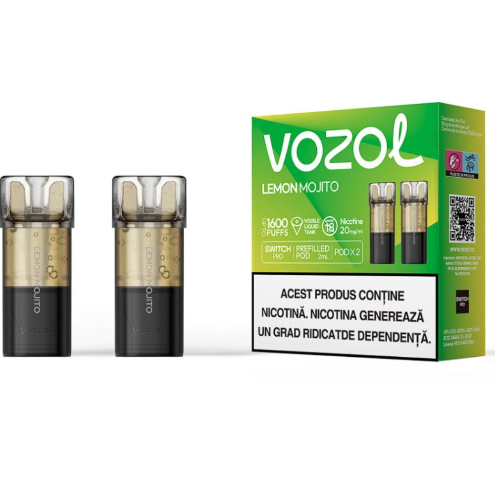 Lemon Mojito - Set 2x Cartuse Vozol Switch Pro