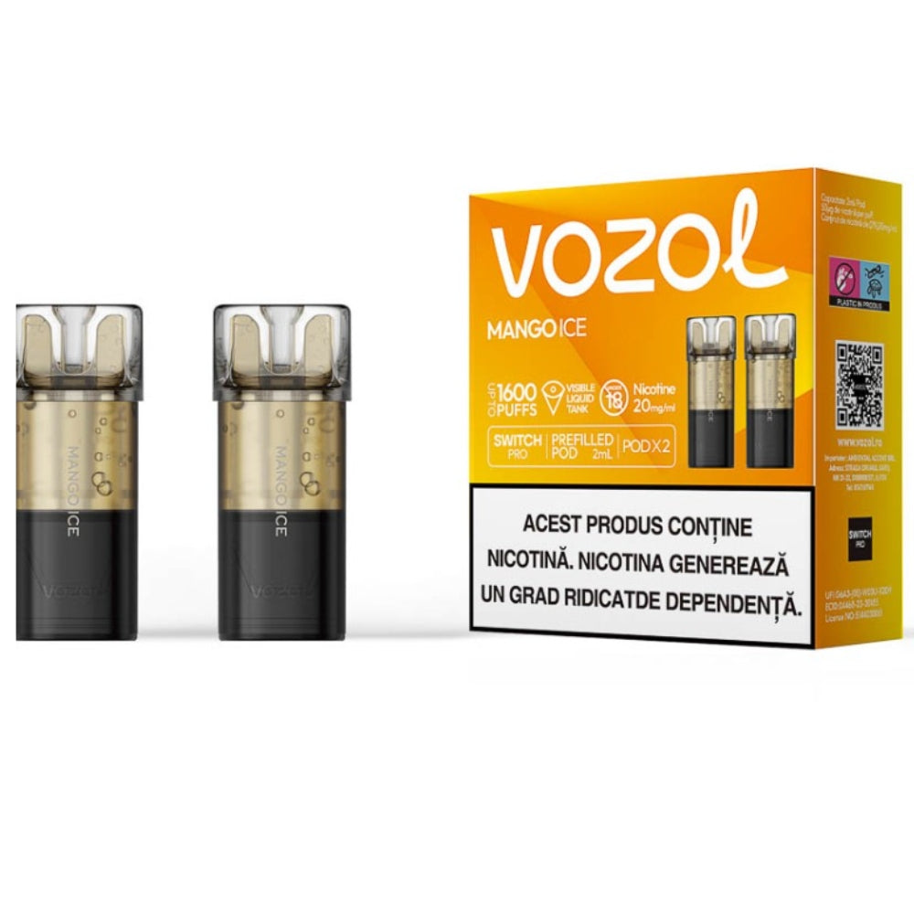Mango Ice - Set 2x Cartuse Vozol Switch Pro