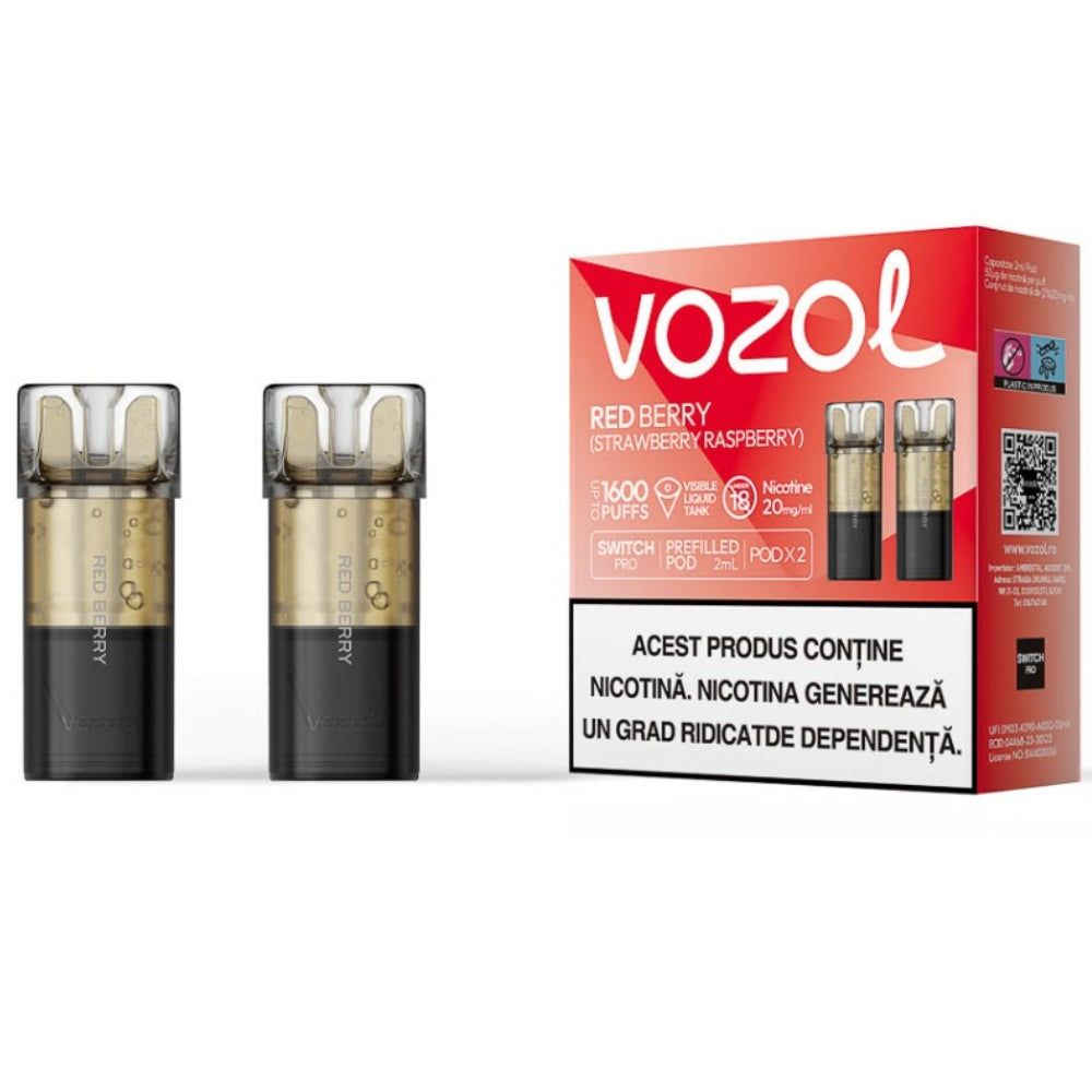 Red Berry - Set 2x Cartuse Vozol Switch Pro