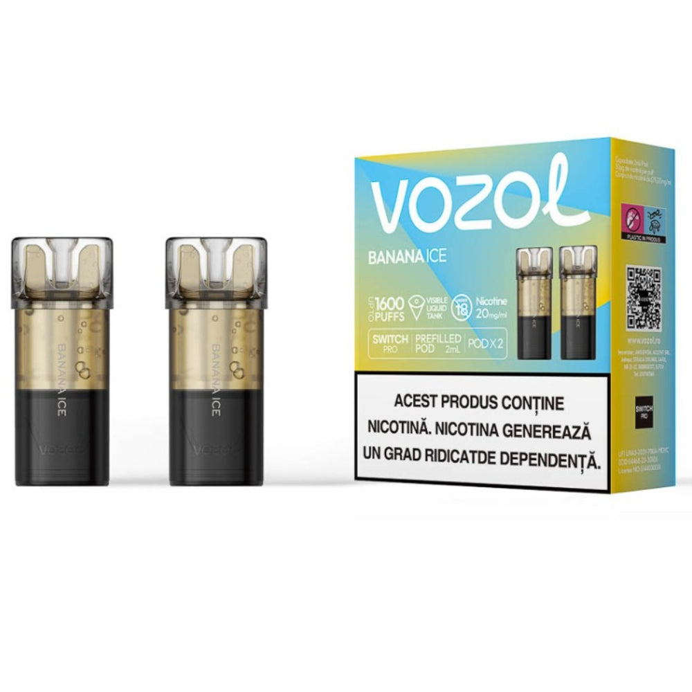 Banana Ice - Set 2x Cartuse Vozol Switch Pro