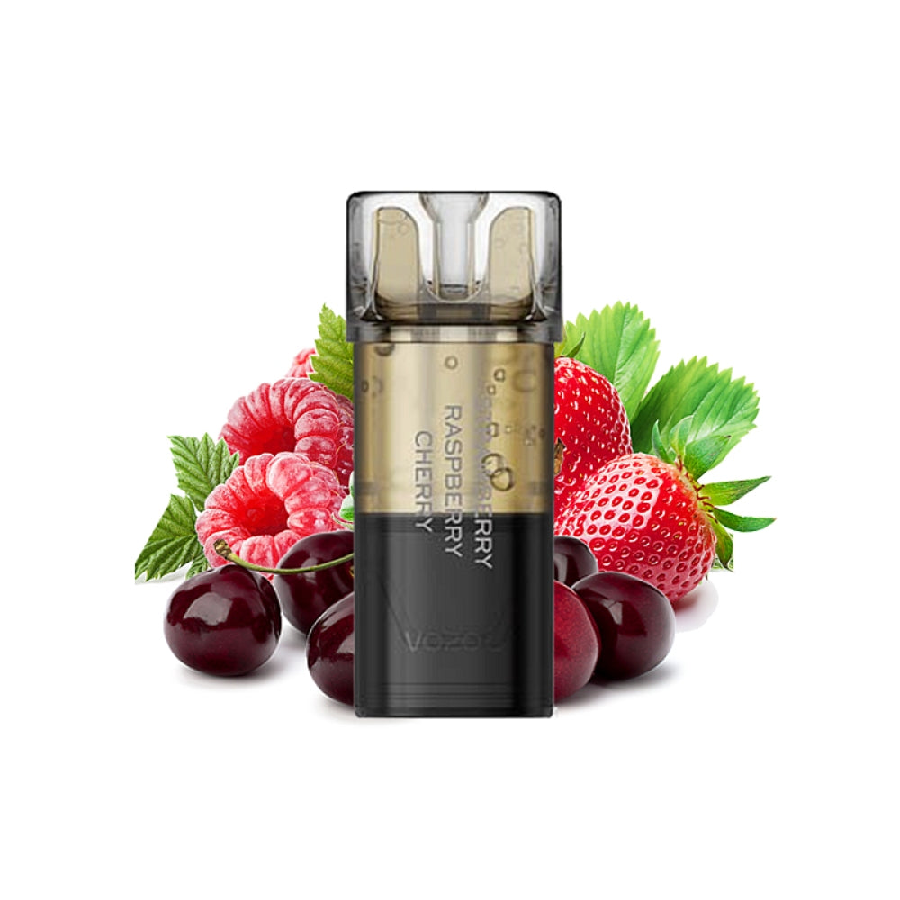 Strawberry Raspberry Cherry - Set 2x Cartuse Vozol Switch Pro