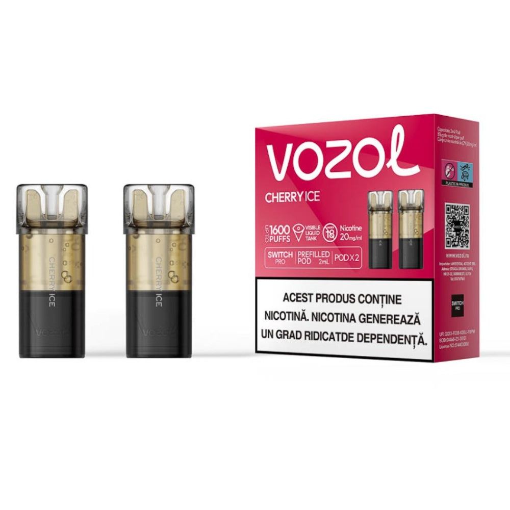 Cherry Ice - Set 2x Cartuse Vozol Switch Pro