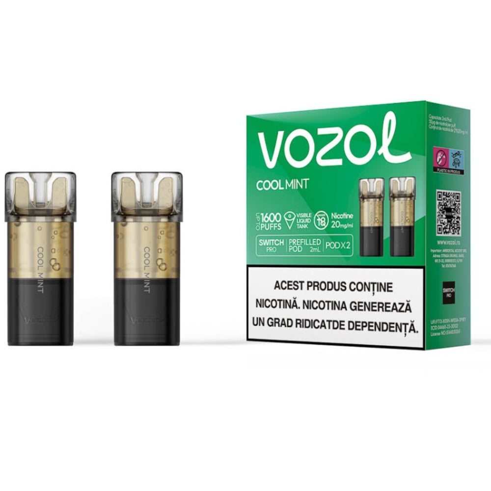 Cool Mint - Set 2x Cartuse Vozol Switch Pro