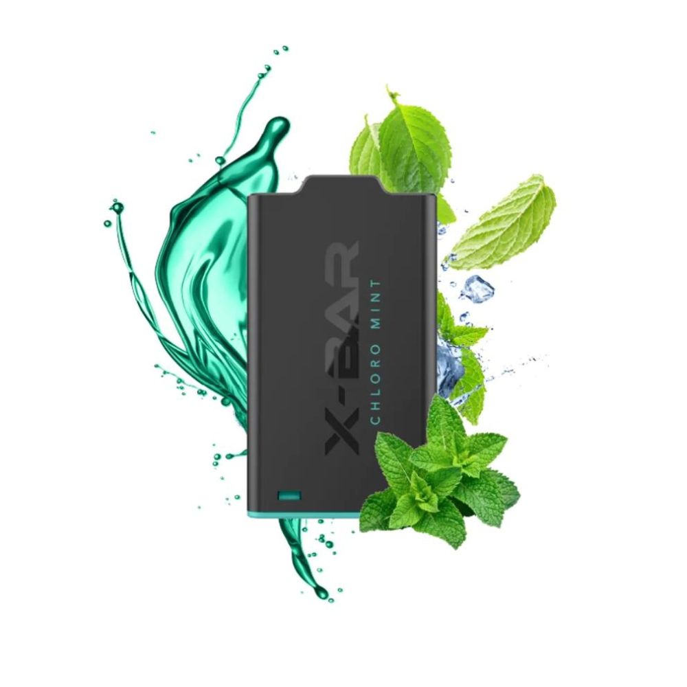 Chloro Mint - Pod (Cartus) Narghilea Electronica X-Bar E-Shisha 0mg