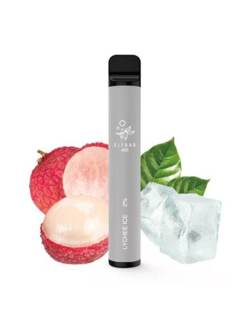Elf Bar Lychee Ice, 2% Nicotina, 600 Pufuri