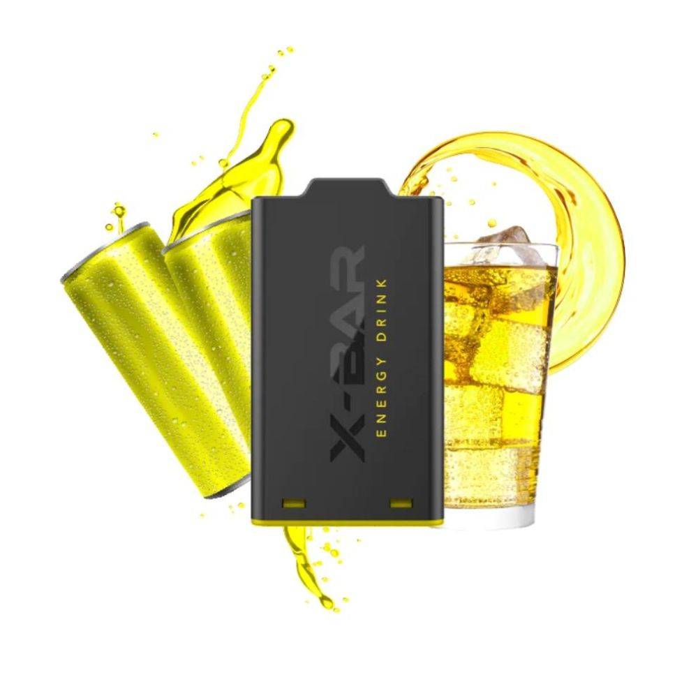 Energy Drink - Pod (Cartus) Narghilea Electronica X-Bar E-Shisha 0mg
