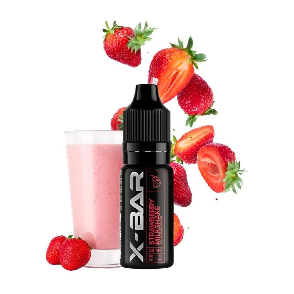 Strawberry Milkshake - Lichid Tigara Electronica X-Bar 20mg 10ml