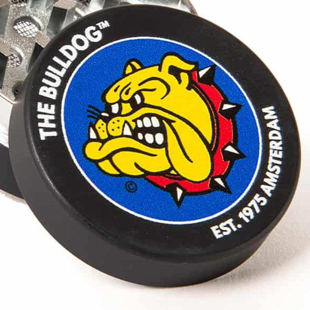 Grinder Metalic The Bulldog Amsterdam 40mm Negru