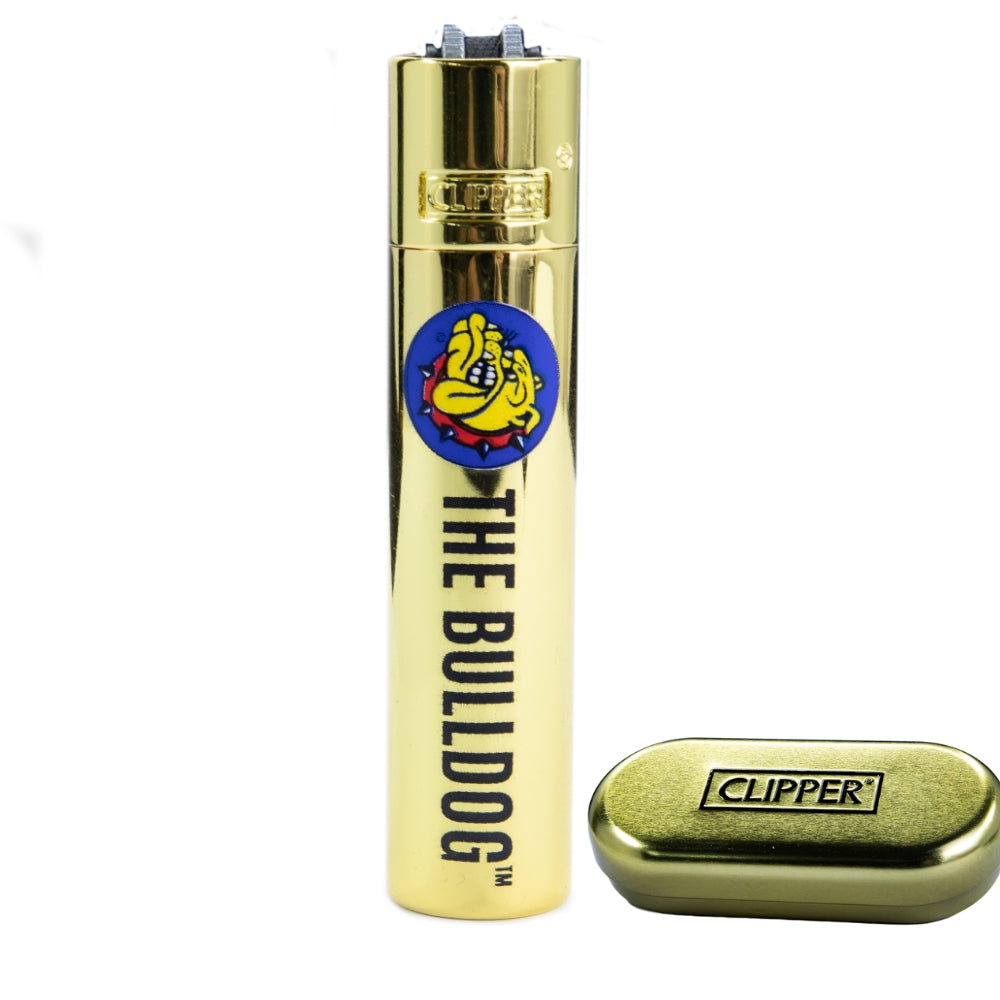 Bricheta Clipper THE BULLDOG AMSTERDAM Metalica - Gold