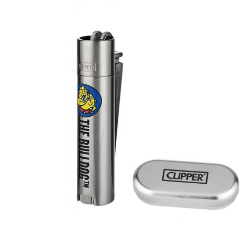 Bricheta Clipper THE BULLDOG AMSTERDAM Metalica - Silver