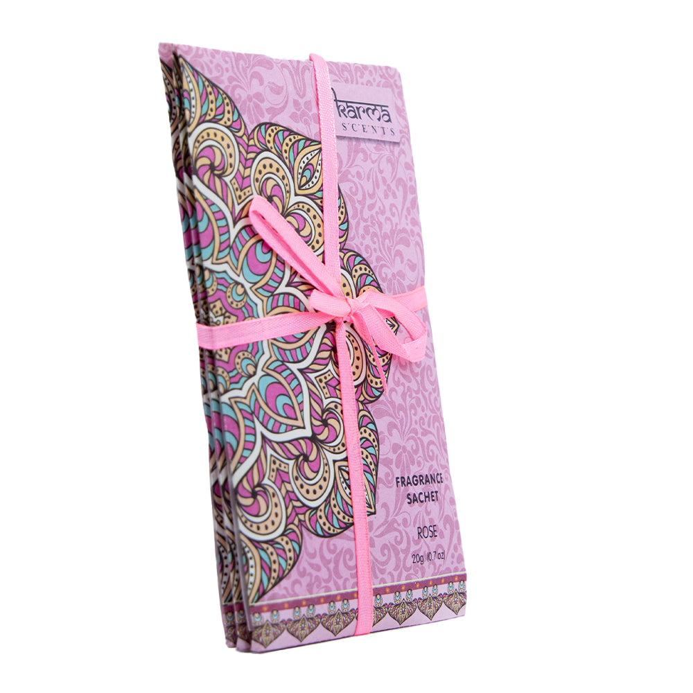 Set 3 Saculeti Parfumati, Rose - Karma Scents