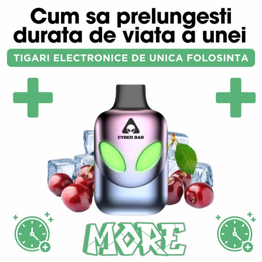 Cum sa prelungesti durata de viata a unei tigari electronice de unica folosinta?