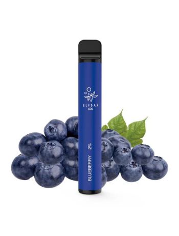 Elf Bar Blueberry, 2% Nicotina, 600 Pufuri