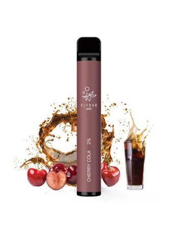 Elf Bar Cherry Cola, 2% Nicotina, 600 Pufuri