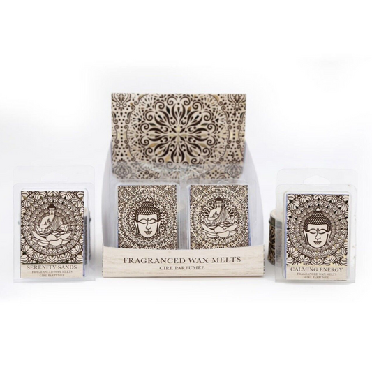 Cuburi Ceara Parfumata Buddha pentru Aromaterapie, 6 Buc, Diverse Arome