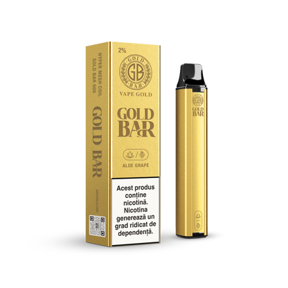 Puff Bar Gold Bar 600 - Aloe Grape