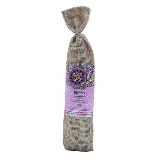 30 Betisoare Parfumate Aromaterapie - Rose, Karma Scents