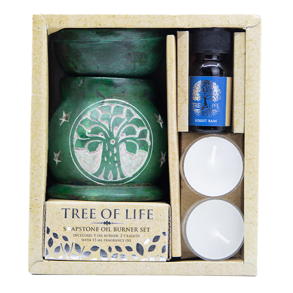 Set Aromaterapie cu Ulei si Difuzor, Forest Rain - Tree Of Life