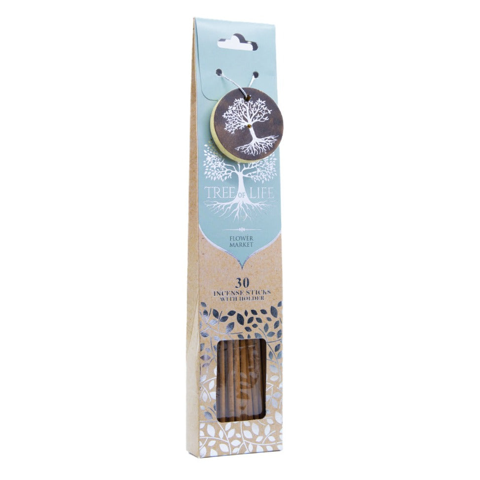 Betisoare Parfumate cu Suport, 30buc, Flower Market - Tree Of Life